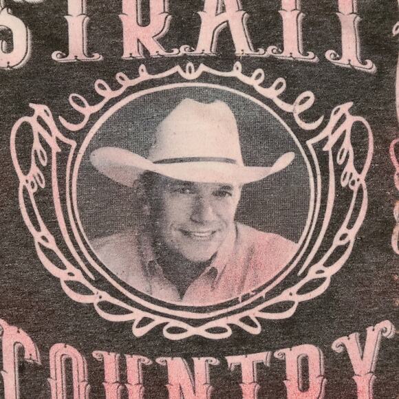 Red George Straight bleached leopard or cheetah Shirt size large - Picture 4 of 5